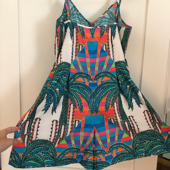 MARA HOFFMAN multicolor mirage print romper! - Picture 3 of 4